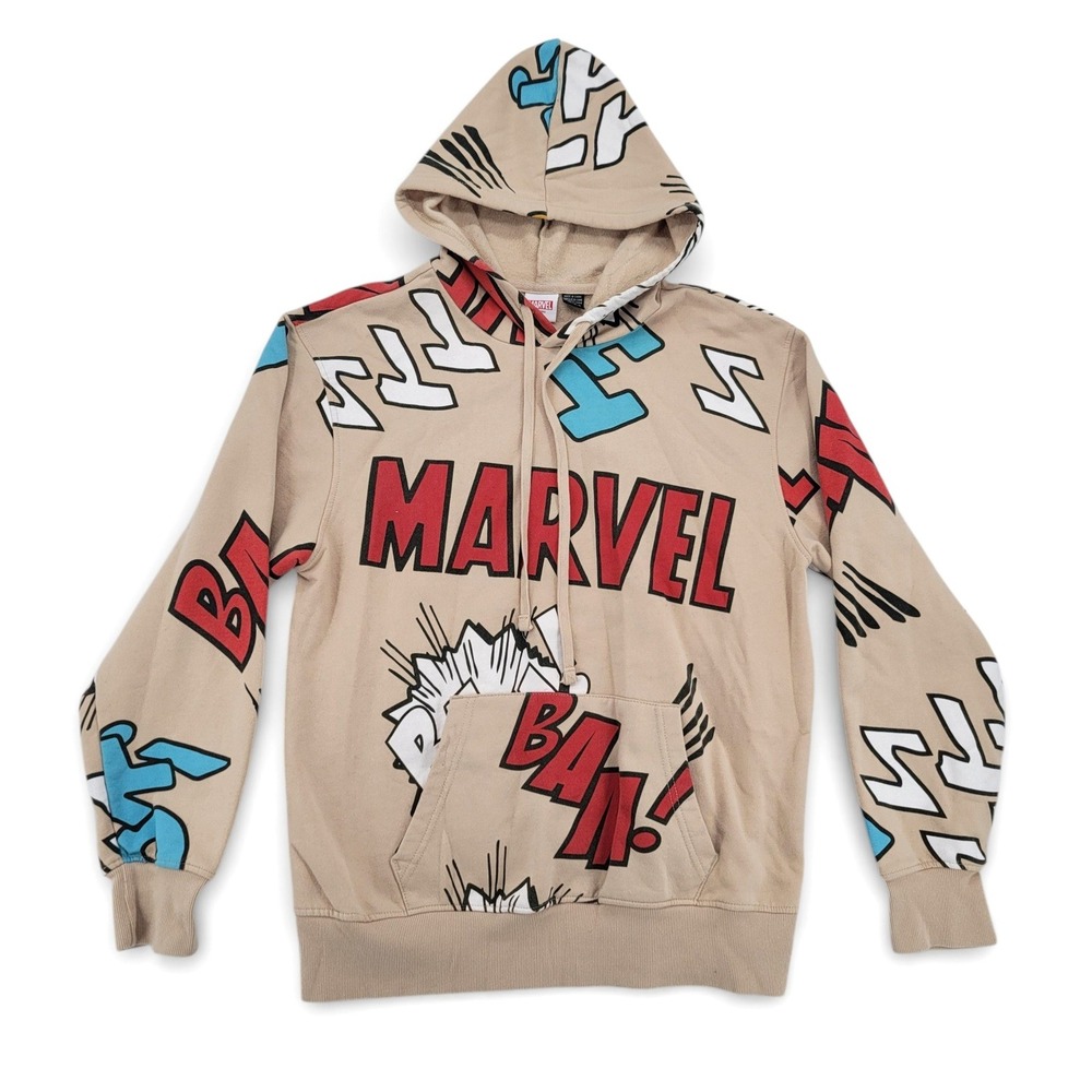 Y2K Marvel Comic Hoodie Oversized Streetwear‎ Grunge Graphic Skater Retro
